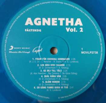 LP Agnetha Fältskog: Agnetha Fältskog Vol. 2 LTD | NUM | CLR 1402