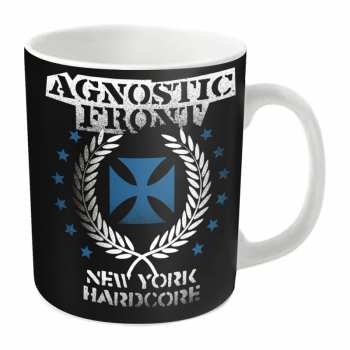Merch Agnostic Front: Hrnek Blue Iron Cross