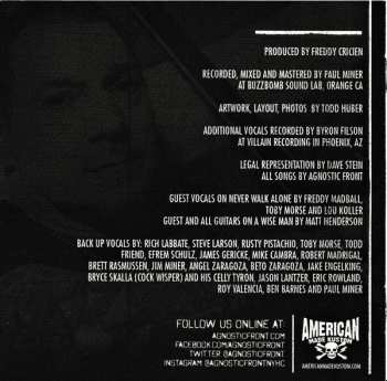 CD Agnostic Front: The American Dream Died 426908