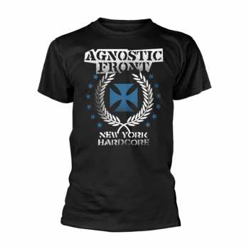 Merch Agnostic Front: Tričko Blue Iron Cross S