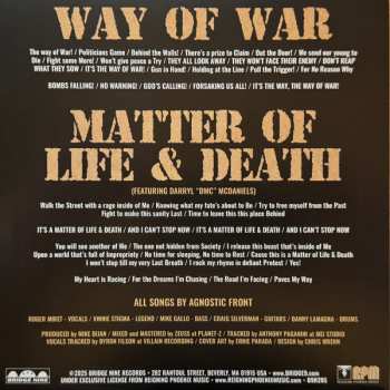 LP Agnostic Front: Way Of War