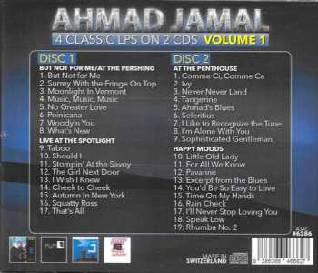 2CD Ahmad Jamal: 4 Classics Lps On 2 Cds Volume 1
