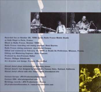 CD Ahmad Jamal: Live In Paris 1996 DIGI 357393
