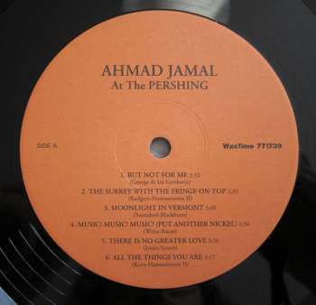 LP Ahmad Jamal Trio: Ahmad Jamal At The Pershing - But Not For Me 61327