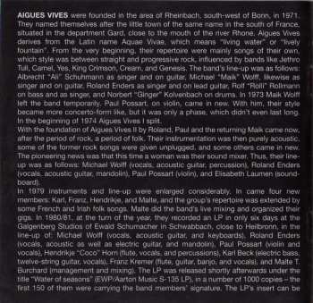 CD Aigues Vives: Water Of Seasons 309725