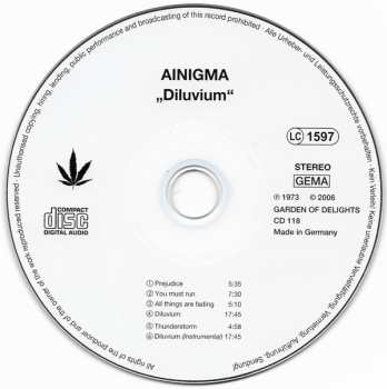 CD Ainigma: Diluvium 540260
