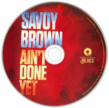 CD Savoy Brown: Ain't Done Yet 1431