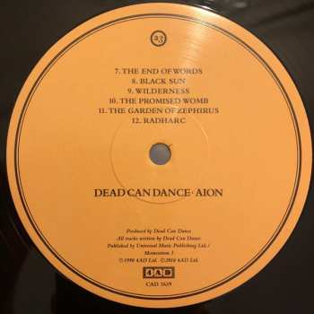 LP Dead Can Dance: Aion 1439