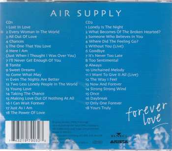 2CD Air Supply: Forever Love: 36 Greatest Hits (1980-2001) 13141