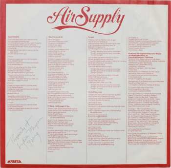 LP Air Supply: The One That You Love 509907