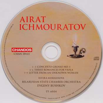 CD Airat Ichmouratov: Letter From An Unknown Woman 534888