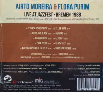 CD Airto Moreira: Live At Jazzfest Bremen 1988 DIGI 99136