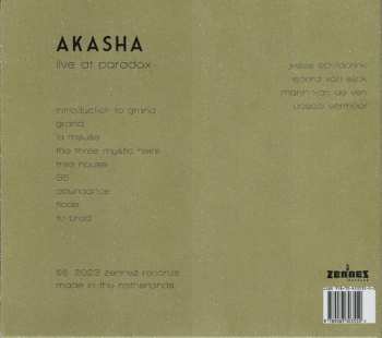 CD Akasha: Live At Paradox 520750