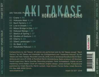 CD Aki Takase: Hokusai - Piano Solo 229796