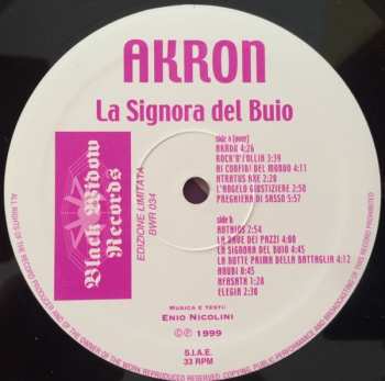 LP Akron: La Signora Del Buio 498732