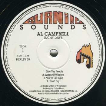 LP Al Campbell: Rainy Days 132725