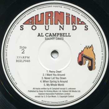 LP Al Campbell: Rainy Days 132725