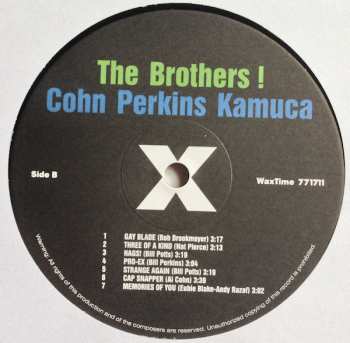 LP Al Cohn: The Brothers ! LTD 60425