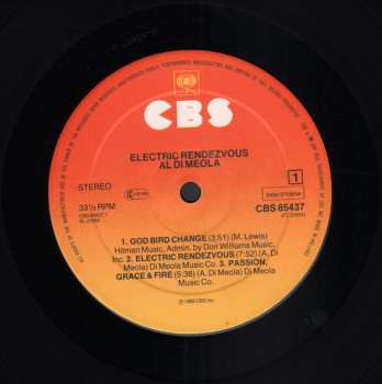 LP Al Di Meola: Electric Rendezvous 500641