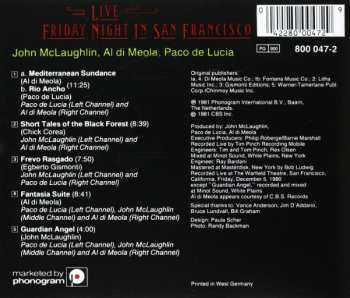 CD Al Di Meola: Friday Night In San Francisco 386316