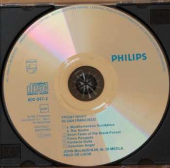 CD Al Di Meola: Friday Night In San Francisco 386316