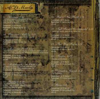 CD Al Di Meola: Pursuit Of Radical Rhapsody 520039