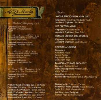 CD Al Di Meola: Pursuit Of Radical Rhapsody