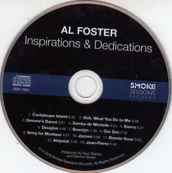 CD Al Foster: Inspirations & Dedications 286065