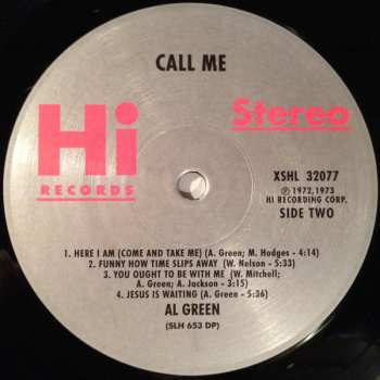 LP Al Green: Call Me LTD 74275