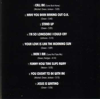 CD Al Green: Call Me