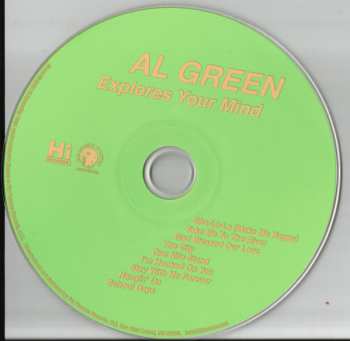 CD Al Green: Explores Your Mind DIGI 352953