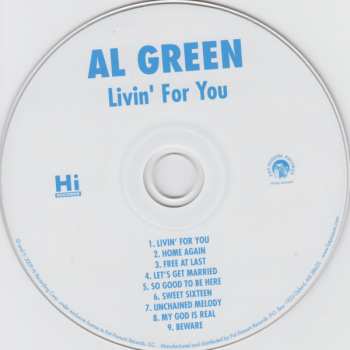 CD Al Green: Livin' For You 372097