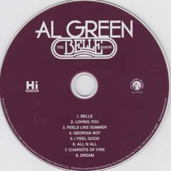 CD Al Green: The Belle Album 372558