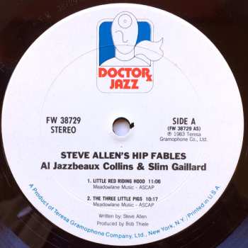 LP Al Jazzbo Collins: Steve Allen's Hip Fables CLR 501320