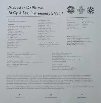 LP Alabaster DePlume: To Cy & Lee: Instrumentals Vol. 1 81515