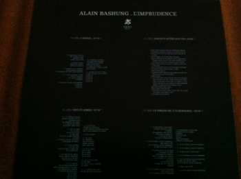 2LP Alain Bashung: L'Imprudence 156620