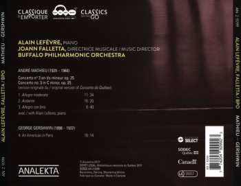 CD Alain Lefèvre: Concerto No. 3; An American In Paris 470291