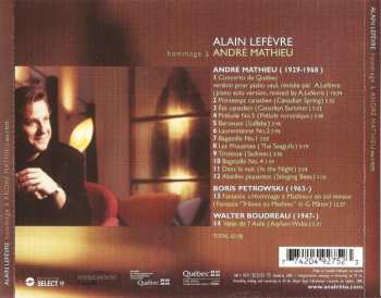 CD Alain Lefèvre: Hommage À André Mathieu 399830