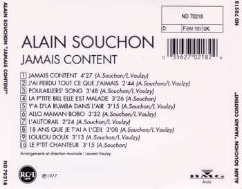 CD Alain Souchon: Jamais Content 195828