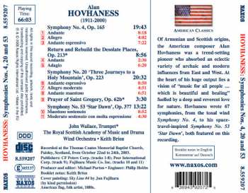 CD Alan Hovhaness: Symphonies Nos. 4, 20 And 53 343935