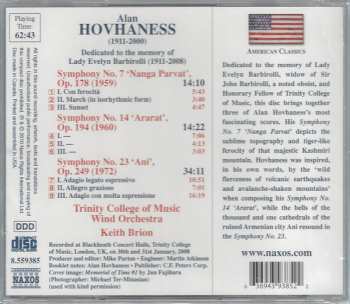CD Alan Hovhaness: Symphonies Nos. 7, 14 And 23 229929