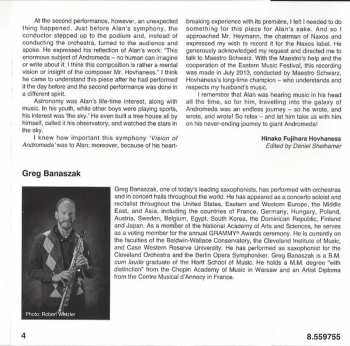 CD Alan Hovhaness: Symphony No. 48 'Vision Of Andromeda' 324920