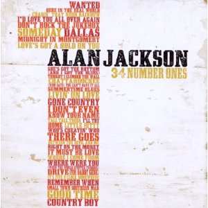 2CD Alan Jackson: 34 Number Ones 415983
