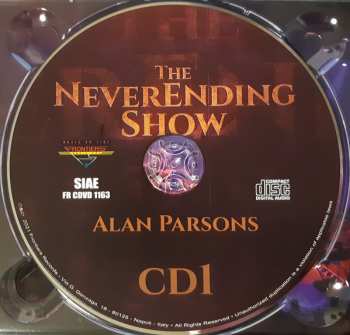 2CD/DVD Alan Parsons: The NeverEnding Show (Live In The Netherlands) DLX 191637