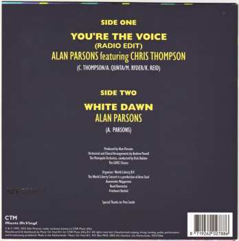 SP Alan Parsons: You're The Voice (From The World Liberty Concert®) NUM | LTD | CLR 451772