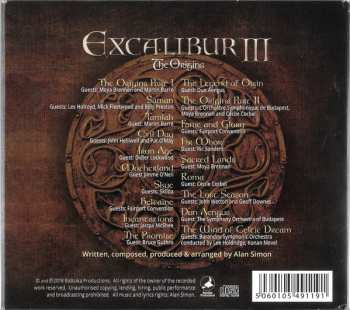 CD Alan Simon: Excalibur III (The Origins) 491799