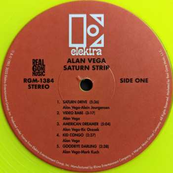 LP Alan Vega: Saturn Strip CLR | LTD 486181