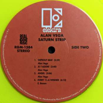 LP Alan Vega: Saturn Strip CLR | LTD 486181