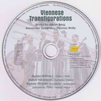 CD Alban Berg: Viennese Transfigurations 454416