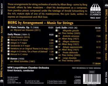 CD Alban Berg: Berg By Arrangement - Music For String 255593